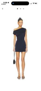 ALL THE WAYS Itzyana Mini Dress in Navy